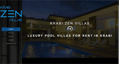 Desktop Screenshot of krabizenvillas.com